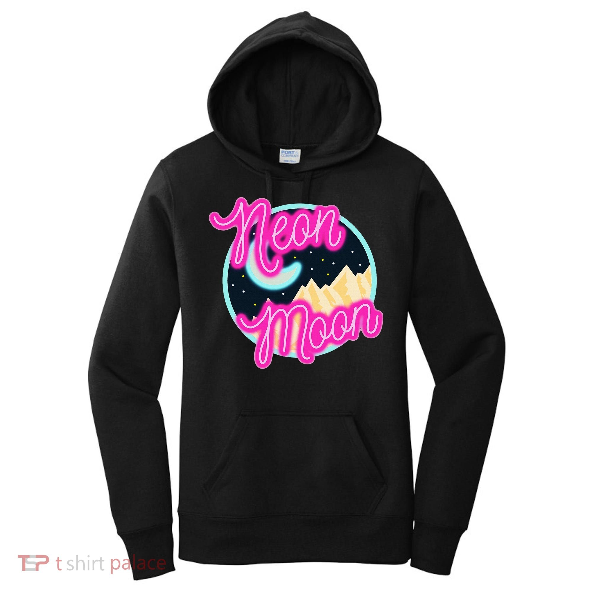 Neon Moon Retro Western 80s 90s Country Women's Hoodie