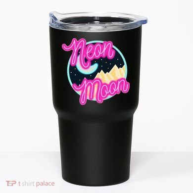 Neon Moon Retro Western 80s 90s Country Tumbler