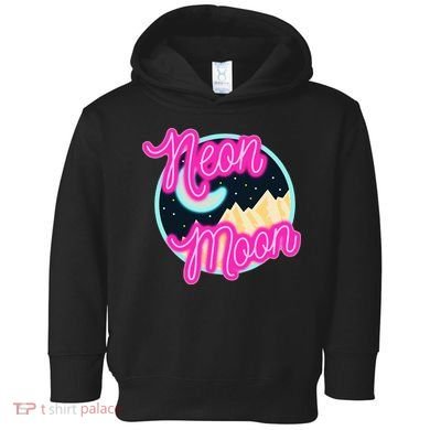 Neon Moon Retro Western 80s 90s Country Toddler Hoodie