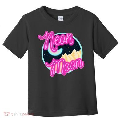 Neon Moon Retro Western 80s 90s Country Toddler T-Shirt