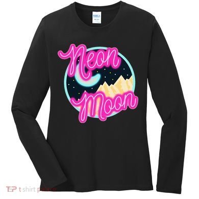 Neon Moon Retro Western 80s 90s Country Women's Long Sleeve Shirt