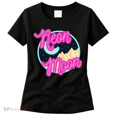Neon Moon Retro Western 80s 90s Country Women's T-Shirt