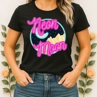 Neon Moon Retro Western 80s 90s Country Women's T-Shirt thumb 2