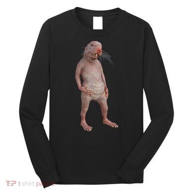 Naked Mole Rat Zookeeper Safari Animal Lover Mole Rat Long Sleeve Shirt