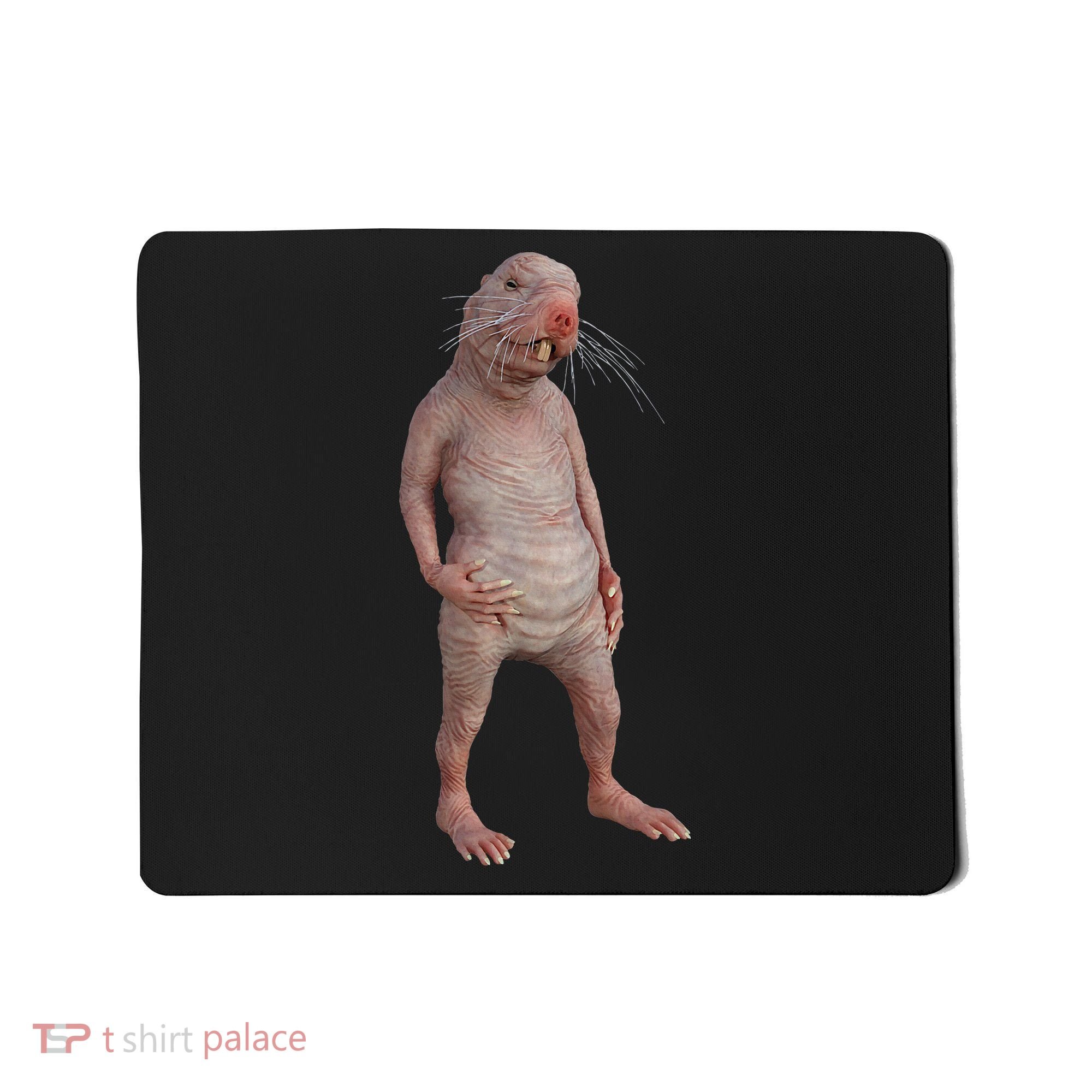 Naked Mole Rat Zookeeper Safari Animal Lover Mole Rat Mousepad