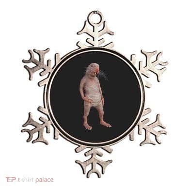 Naked Mole Rat Zookeeper Safari Animal Lover Mole Rat Ornament
