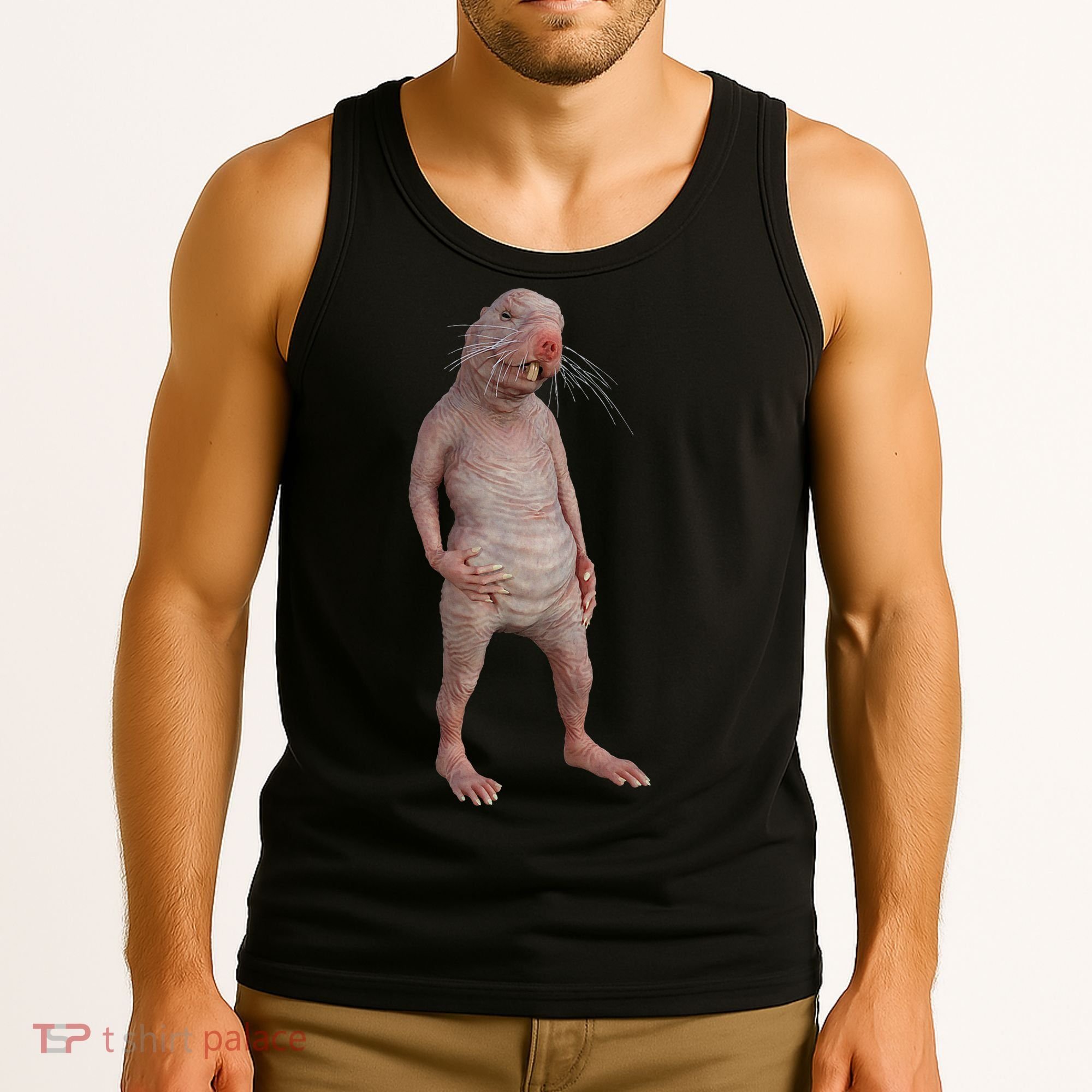 Naked Mole Rat Zookeeper Safari Animal Lover Mole Rat Tank Top