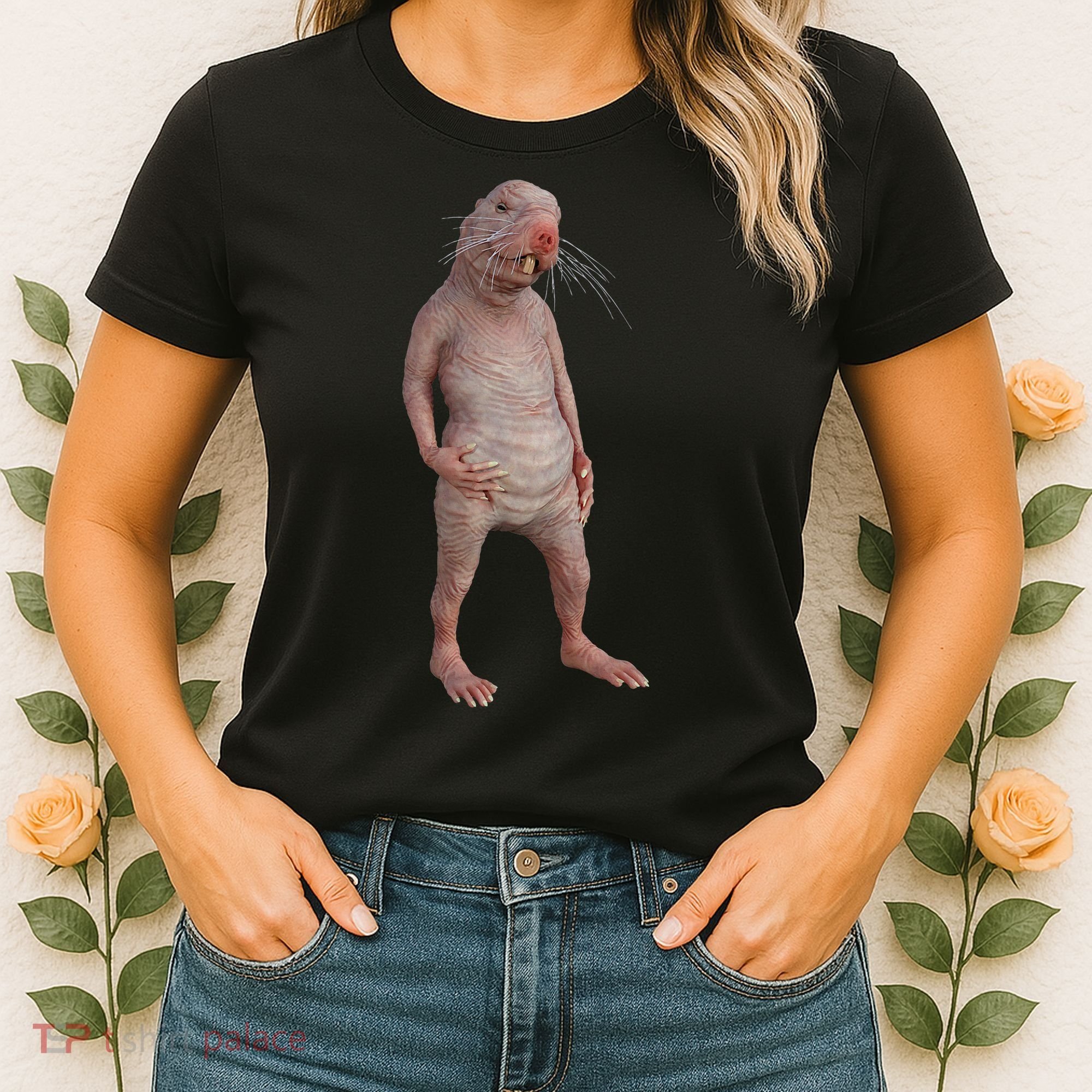 Naked Mole Rat Zookeeper Safari Animal Lover Mole Rat Women's T-Shirt