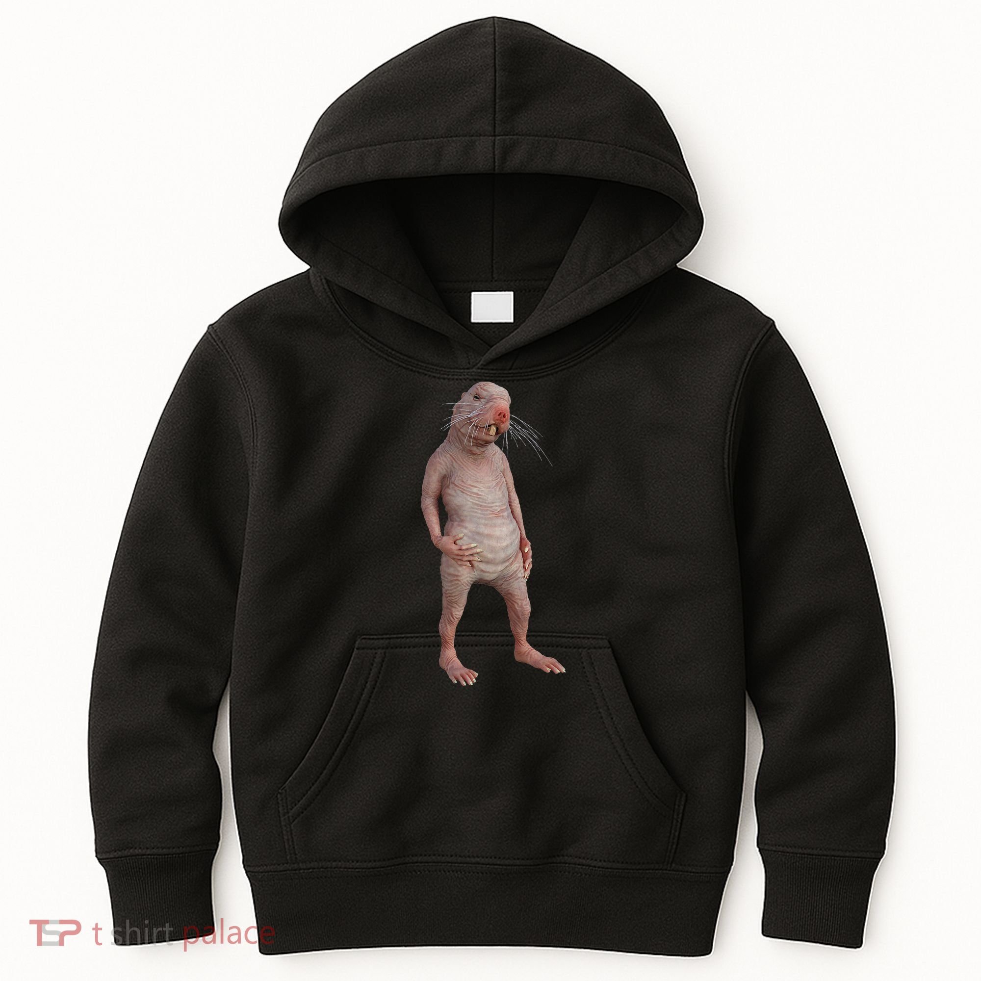 Naked Mole Rat Zookeeper Safari Animal Lover Mole Rat Kids Hoodie