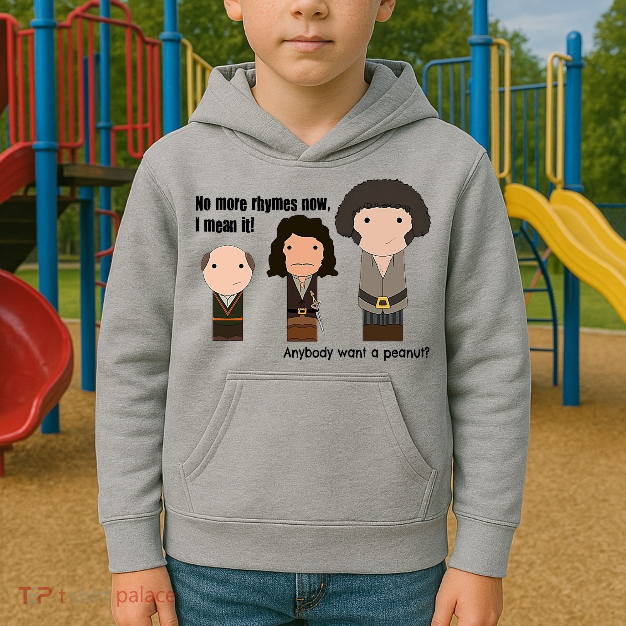 No More Rhymes Now I Mean It Anyone Want A Peanut? Kids Hoodie