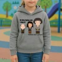 No More Rhymes Now I Mean It Anyone Want A Peanut? Kids Hoodie thumb 3