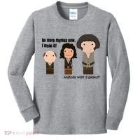 No More Rhymes Now I Mean It Anyone Want A Peanut? Kids Long Sleeve Shirt thumb 0