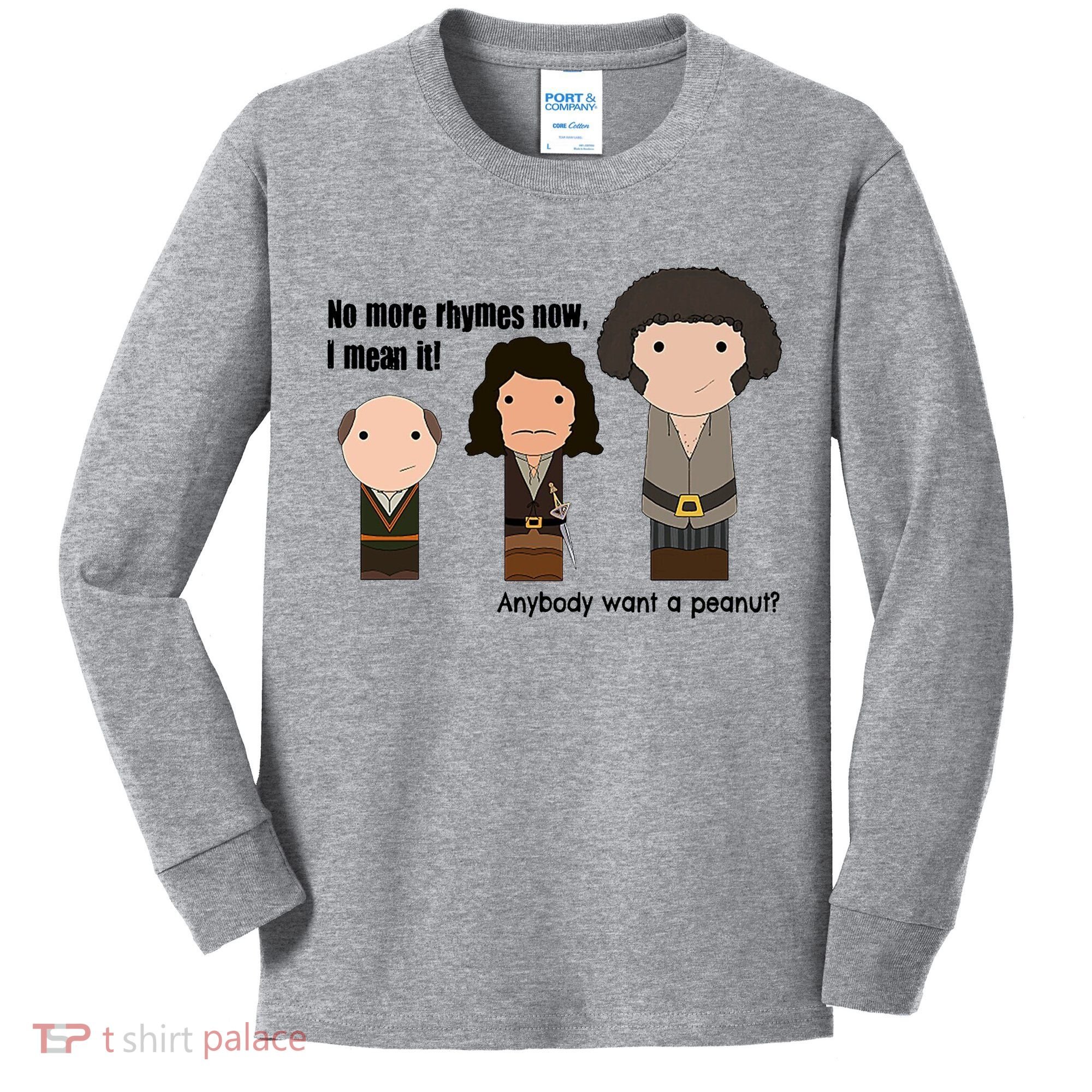 No More Rhymes Now I Mean It Anyone Want A Peanut? Kids Long Sleeve Shirt
