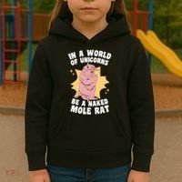 Naked Mole Rat Enthusiast (1) Kids Hoodie thumb 3