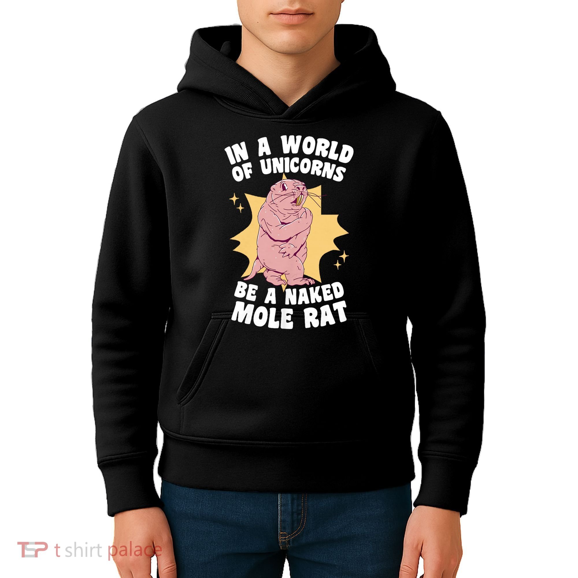 Naked Mole Rat Enthusiast (1) Kids Hoodie