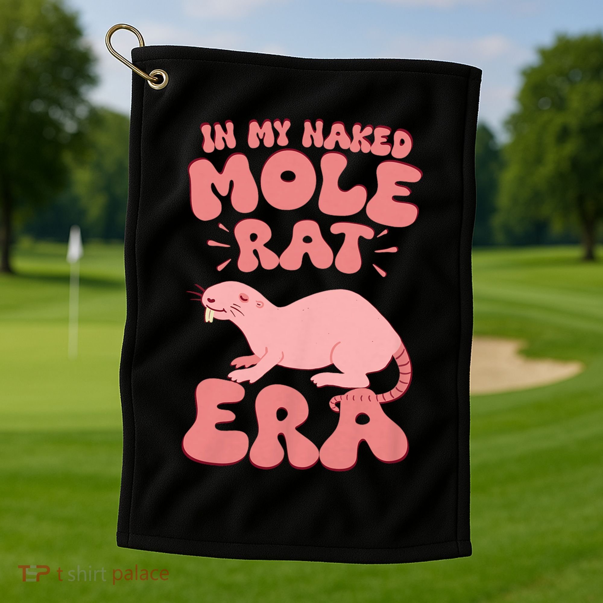 Naked Mole Rat Enthusiast Golf Towel