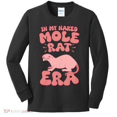 Naked Mole Rat Enthusiast Kids Long Sleeve Shirt