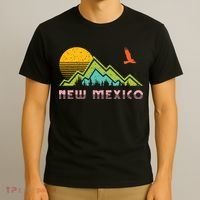 New Mexico Retro Vintage Throwback And Gift T-Shirt thumb 3