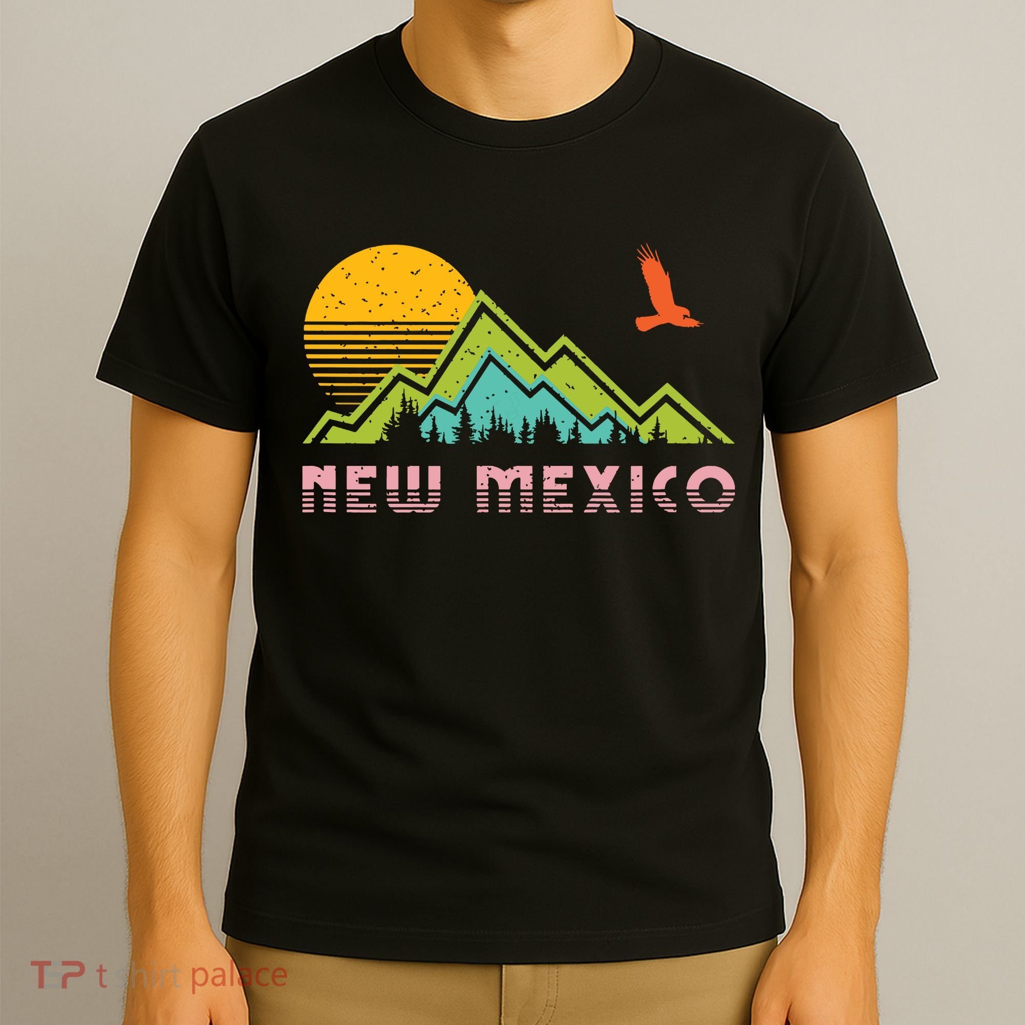 New Mexico Retro Vintage Throwback And Gift T-Shirt
