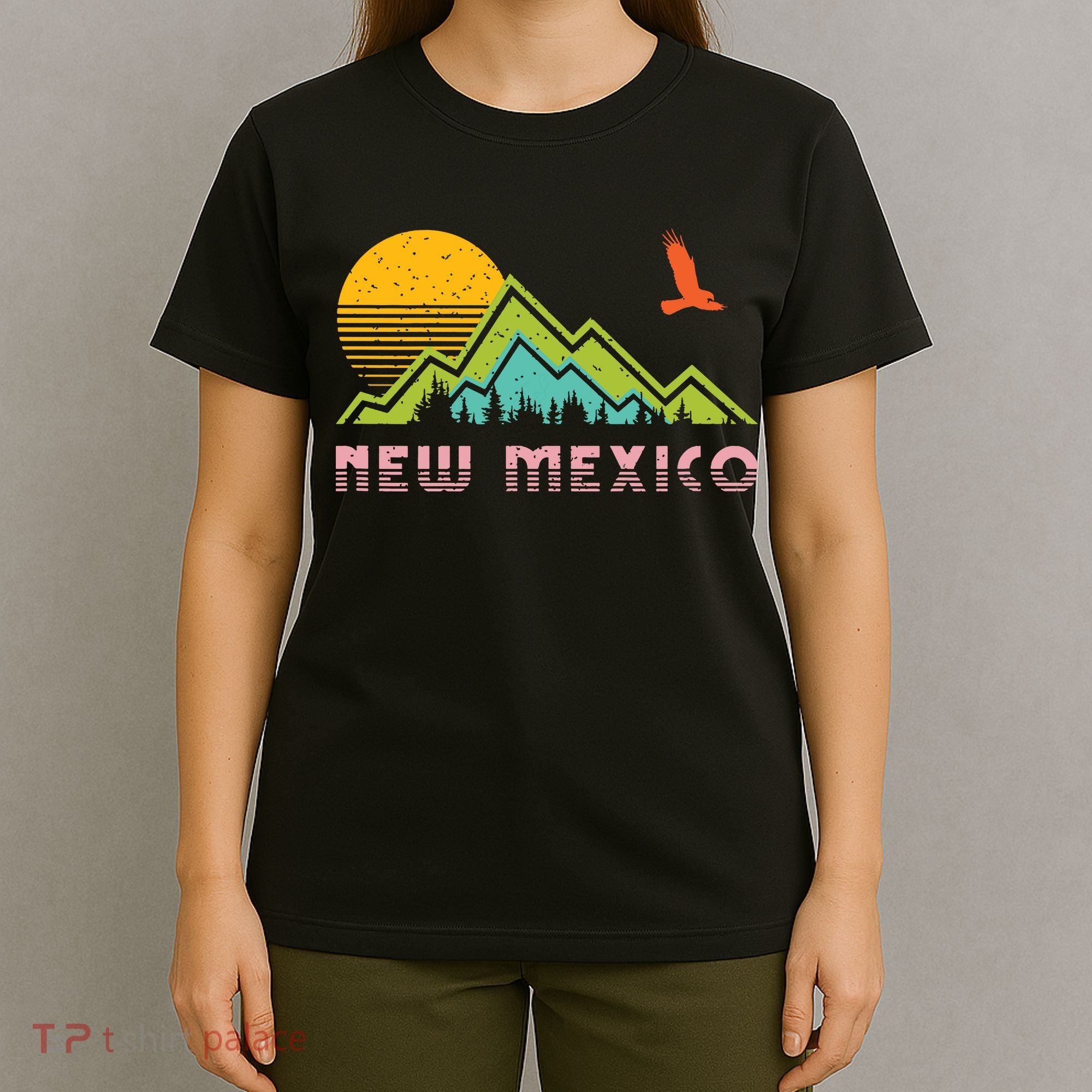 New Mexico Retro Vintage Throwback And Gift T-Shirt