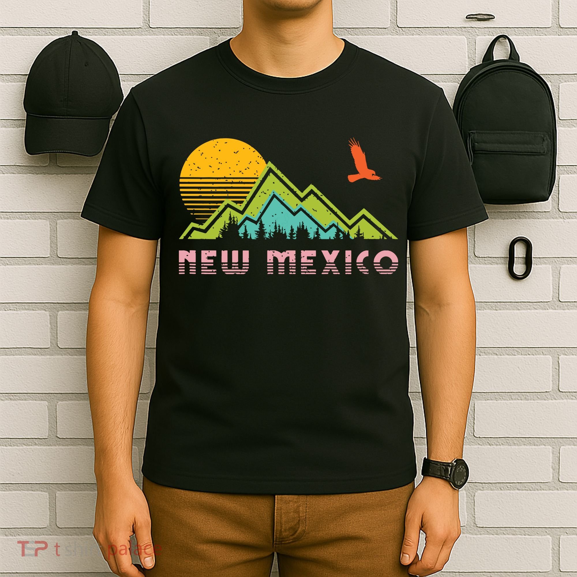 New Mexico Retro Vintage Throwback And Gift T-Shirt
