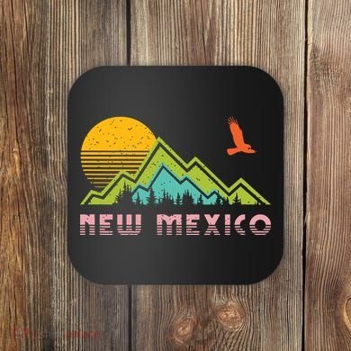 New Mexico Retro Vintage Throwback And Gift Coaster