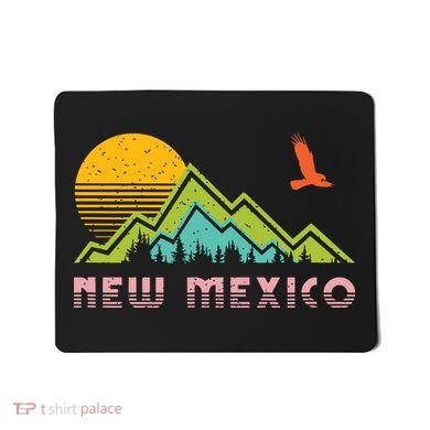 New Mexico Retro Vintage Throwback And Gift Mousepad