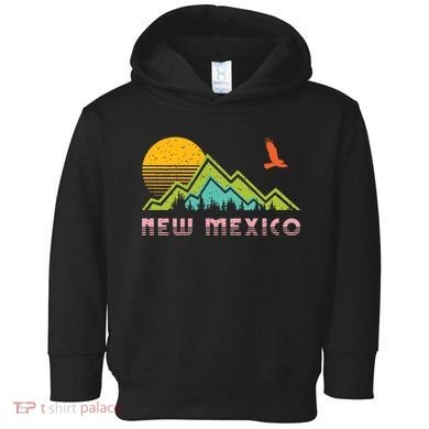 New Mexico Retro Vintage Throwback And Gift Toddler Hoodie