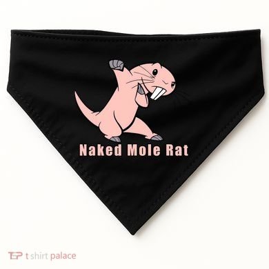 Naked Mole Rat With Life USA-Made Doggie Bandana