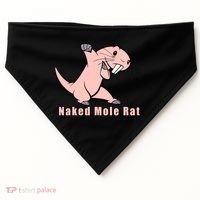 Naked Mole Rat With Life USA-Made Doggie Bandana thumb 0