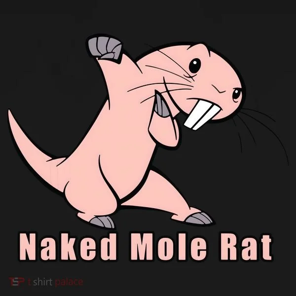 Naked Mole Rat With Life Long Sleeve Shirt