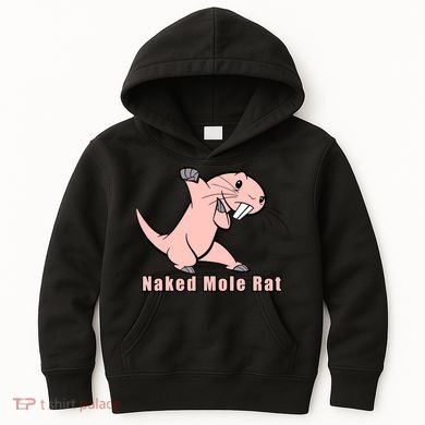 Naked Mole Rat With Life Kids Hoodie