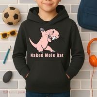 Naked Mole Rat With Life Kids Hoodie thumb 2