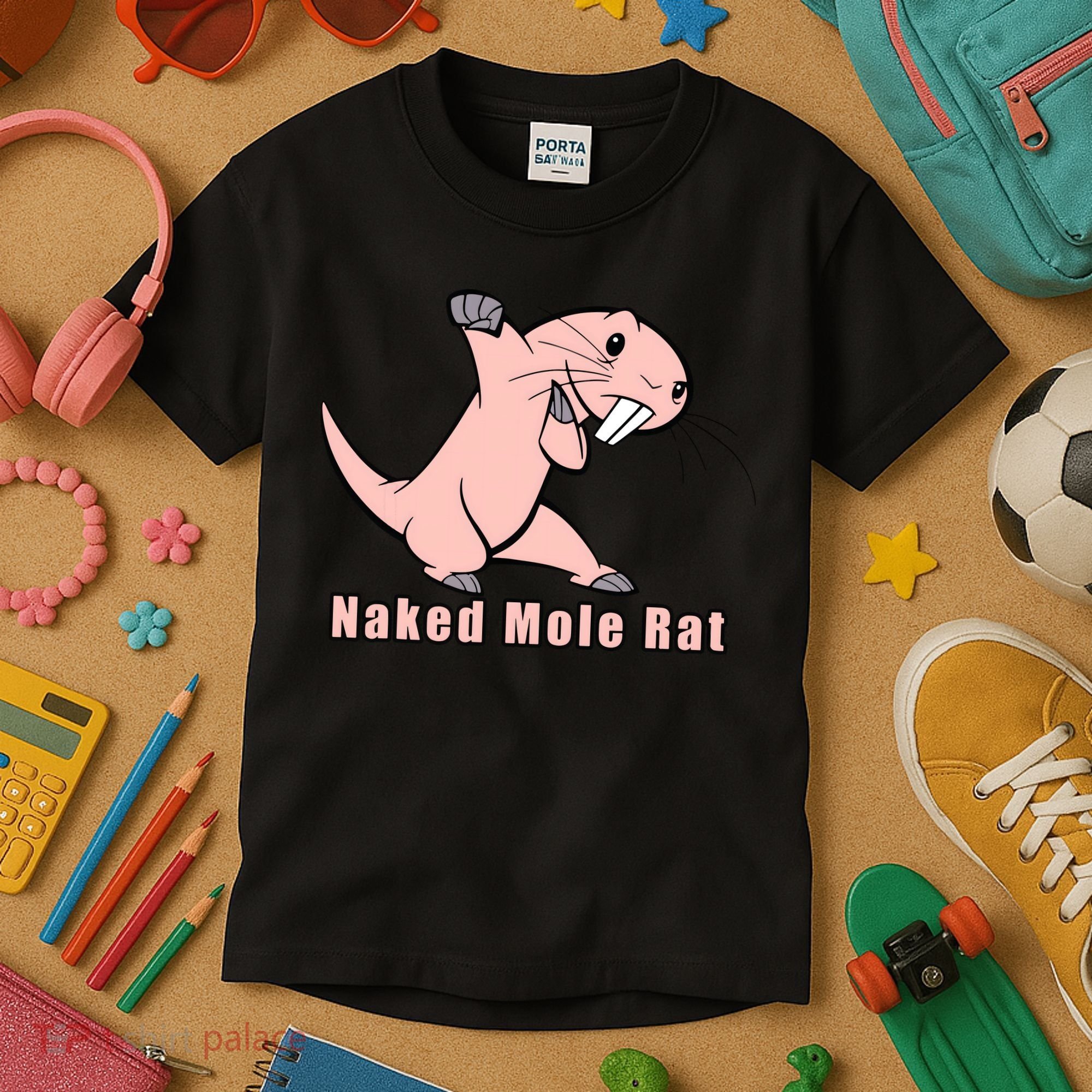Naked Mole Rat With Life Kids T-Shirt