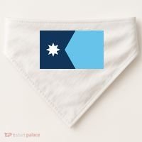 New Minnesota State Flag USA-Made Doggie Bandana thumb 0