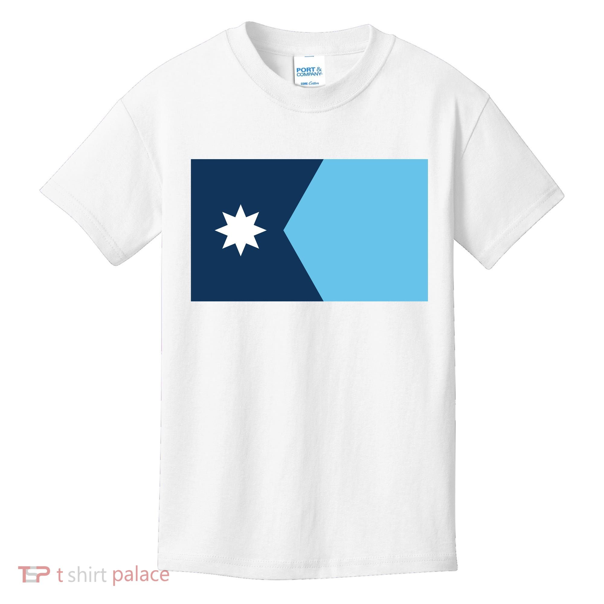 New Minnesota State Flag Kids T-Shirt