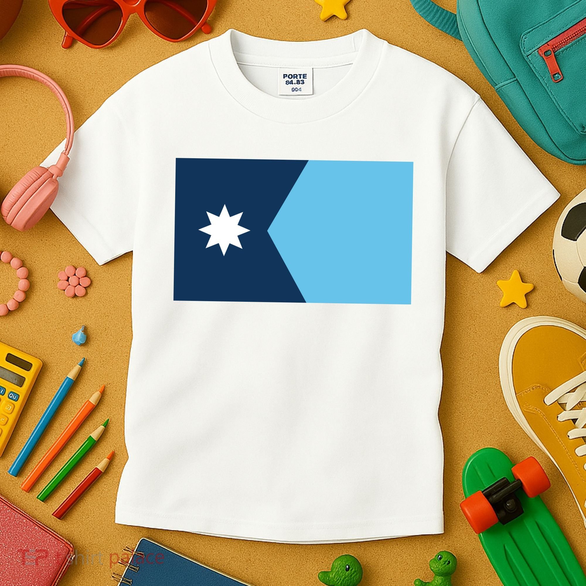 New Minnesota State Flag Kids T-Shirt