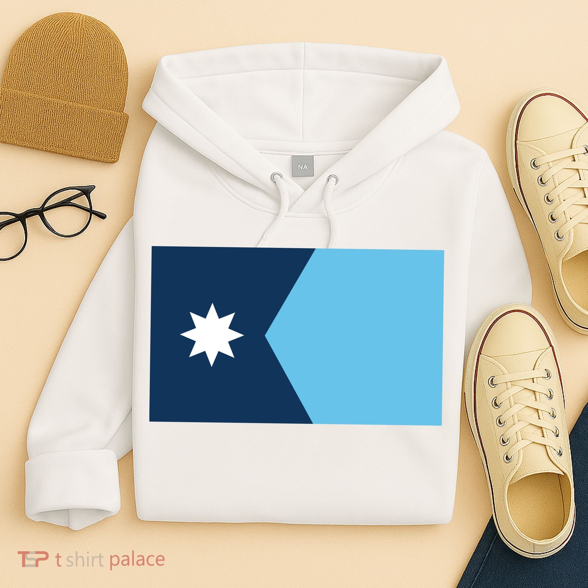 New Minnesota State Flag // 2024 Flag North Star Hoodie