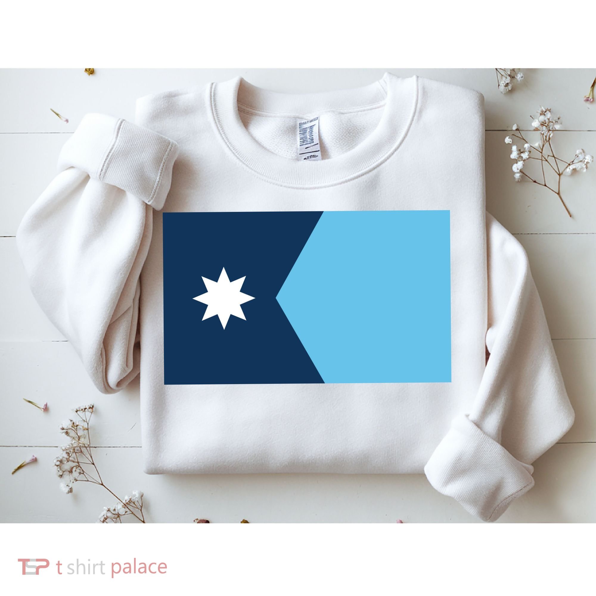 New Minnesota State Flag // 2024 Flag North Star Sweatshirt