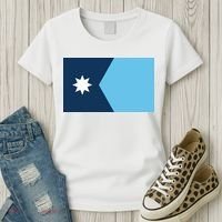 New Minnesota State Flag // 2024 Flag North Star Women's T-Shirt thumb 3