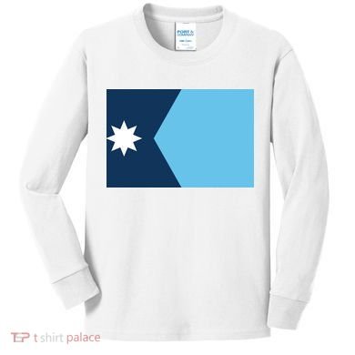 New Minnesota State Flag // 2024 Flag North Star Kids Long Sleeve Shirt