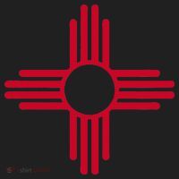 New Mexico State Flag Zia Sun Symbol Women's Sweatshirt thumb 2