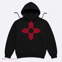New Mexico State Flag Zia Sun Symbol Hoodie thumb 0