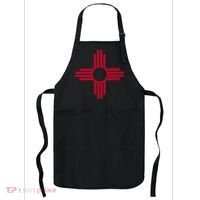 New Mexico State Flag Zia Sun Symbol Apron thumb 0