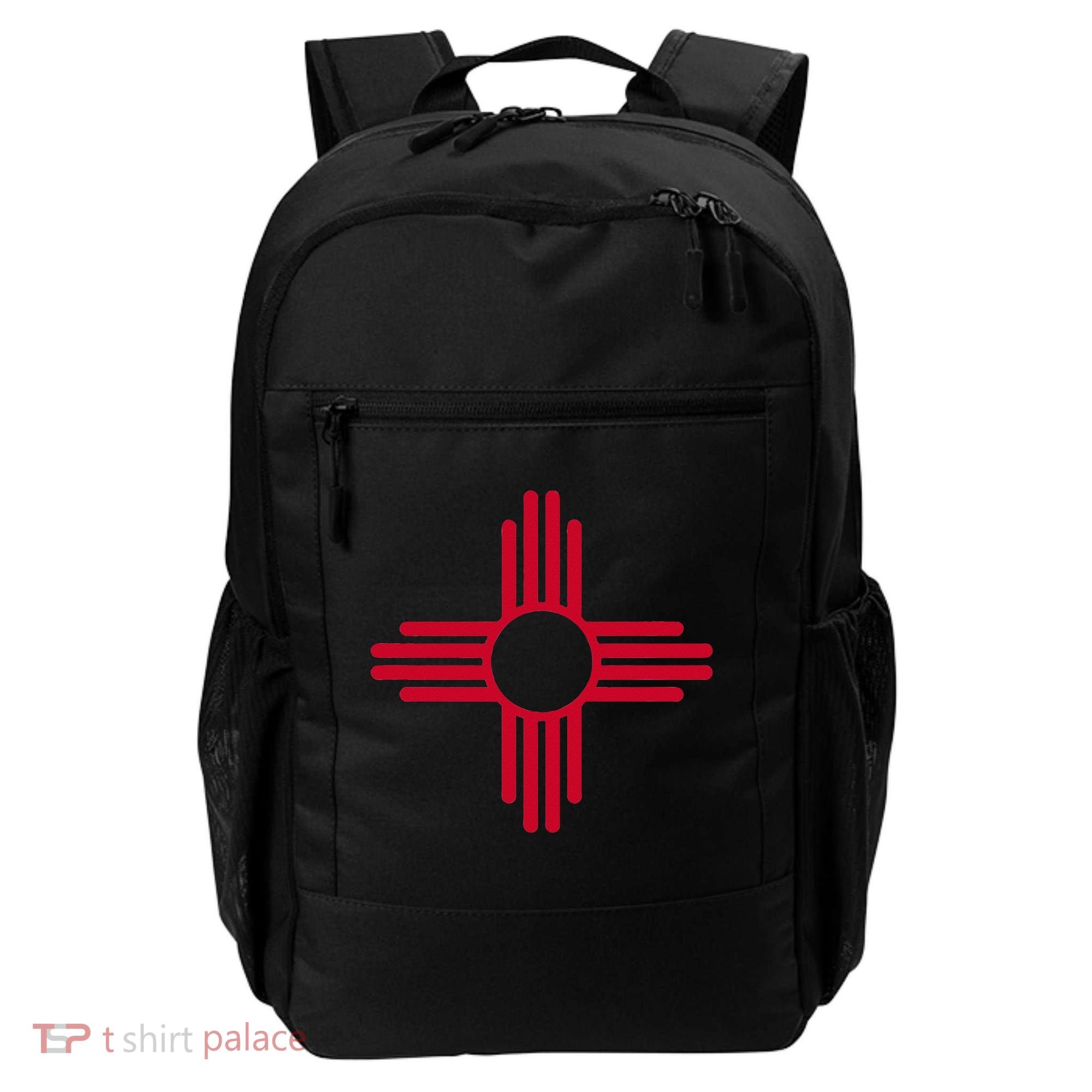 New Mexico State Flag Zia Sun Symbol Backpack