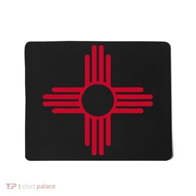 New Mexico State Flag Zia Sun Symbol Mousepad