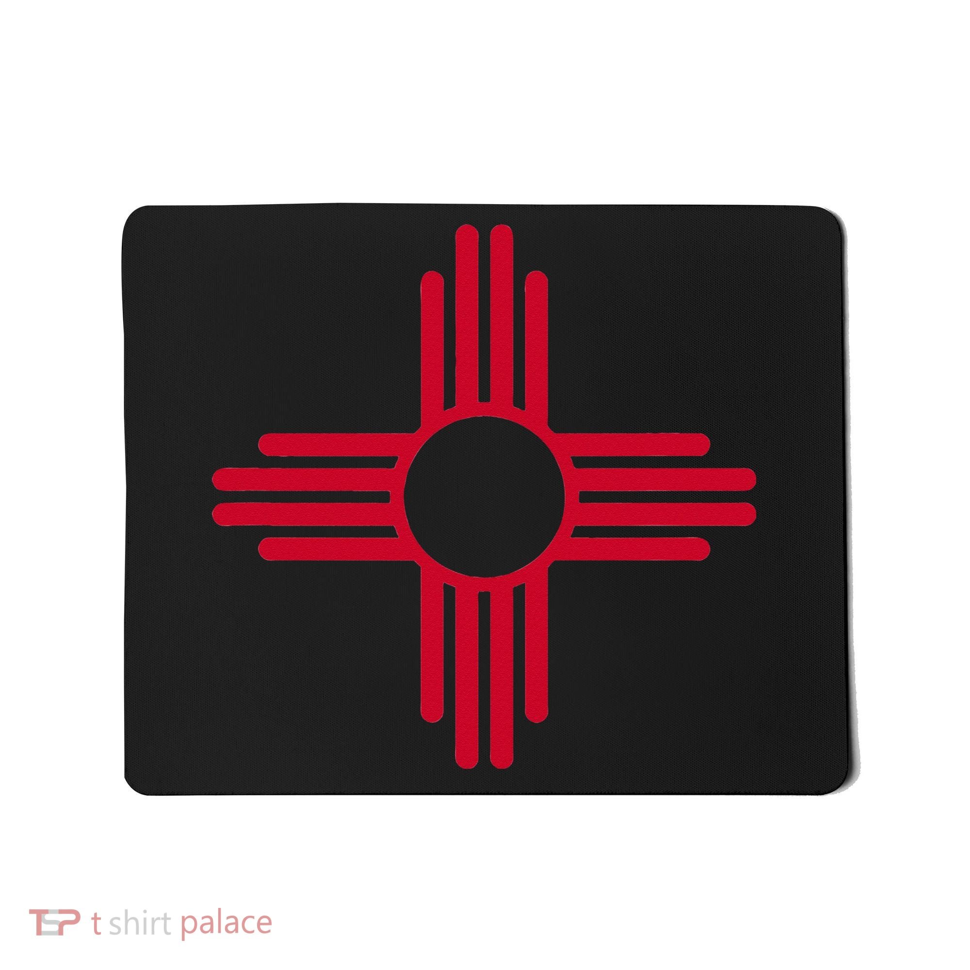 New Mexico State Flag Zia Sun Symbol Mousepad