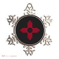 New Mexico State Flag Zia Sun Symbol Ornament thumb 0