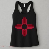 New Mexico State Flag Zia Sun Symbol Women's Tank Top thumb 3