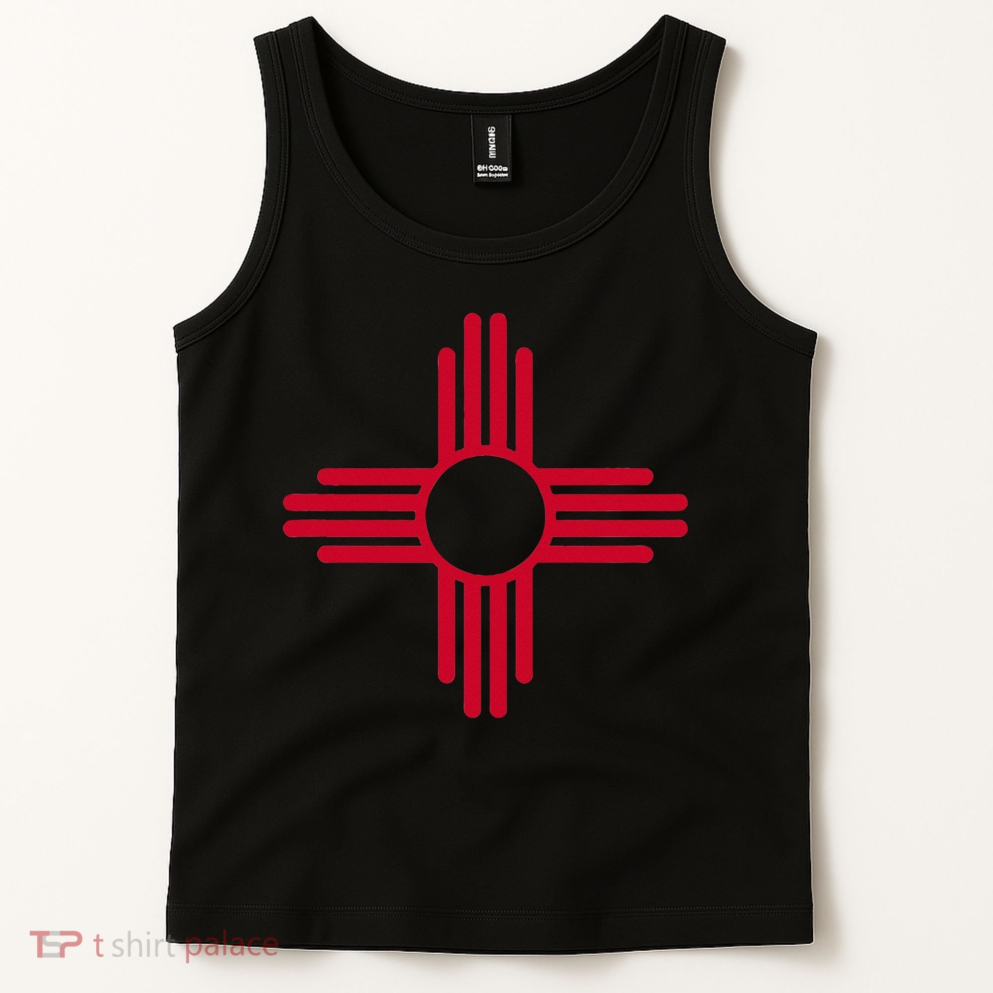 New Mexico State Flag Zia Sun Symbol Tank Top